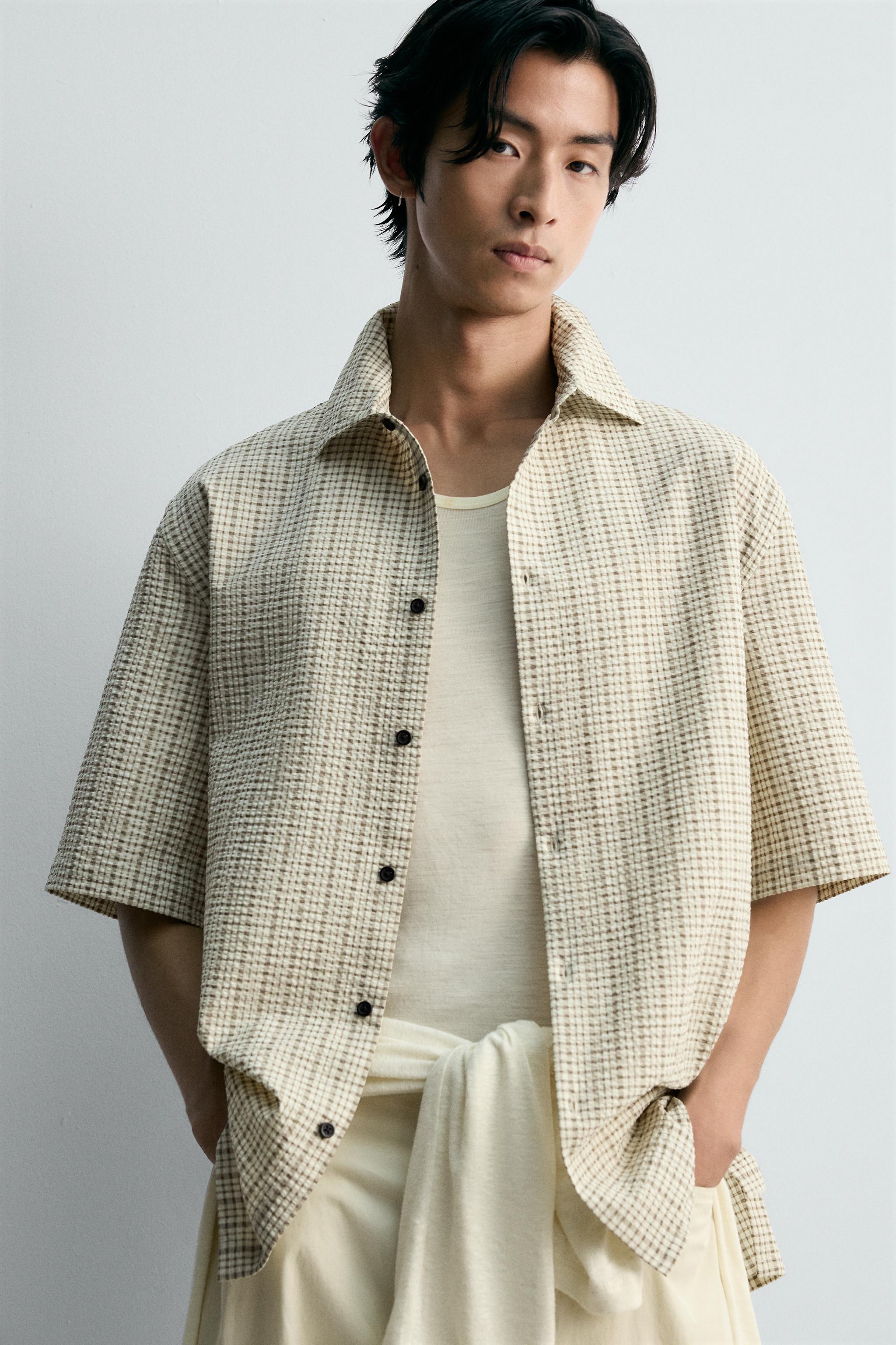 【ZARA】セミシアー プリントシャツ | 2502/126/330 SEMI-SHEER PRINTED SHIRT - Multicolored | ZARA United States
