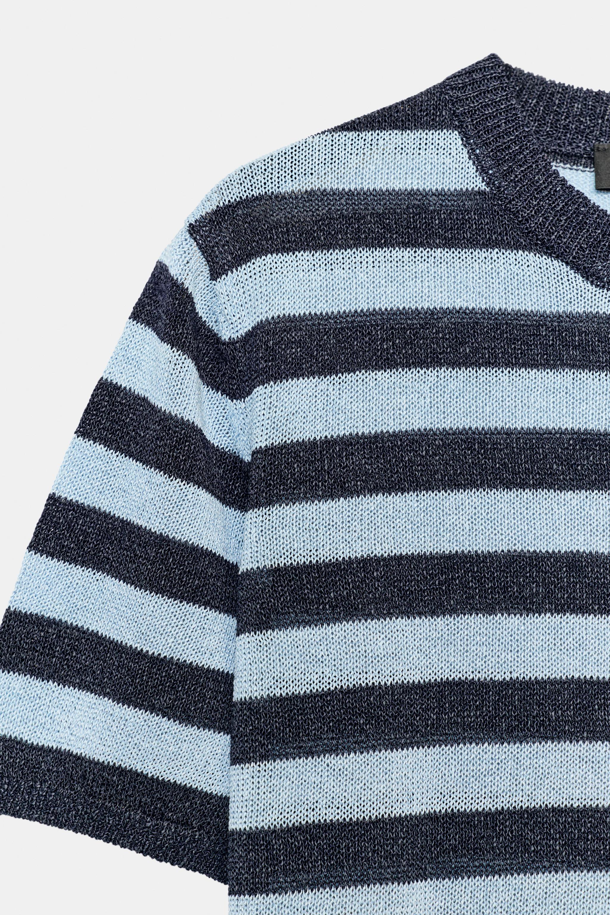 SHORT SLEEVE KNIT TOP