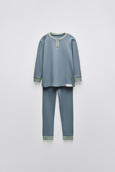 ПИЖАМА 6-14 ЛЕТ/ОДНОТОННАЯ — СИНИЙ от Zara — изображение 0