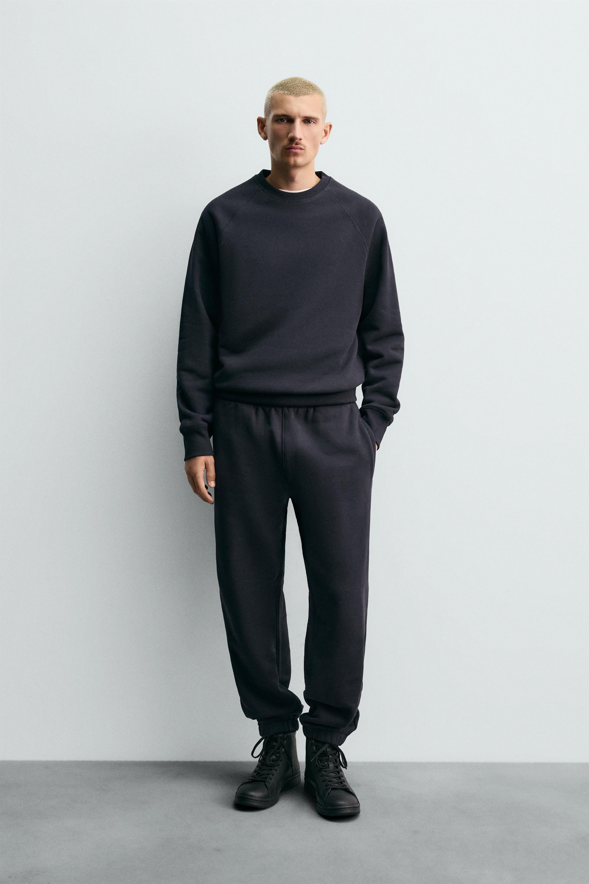 user_d85c9afd様 BLUZA CREWNECK O SWOBODNYM KROJU - Ciemnogranatowy | ZARA