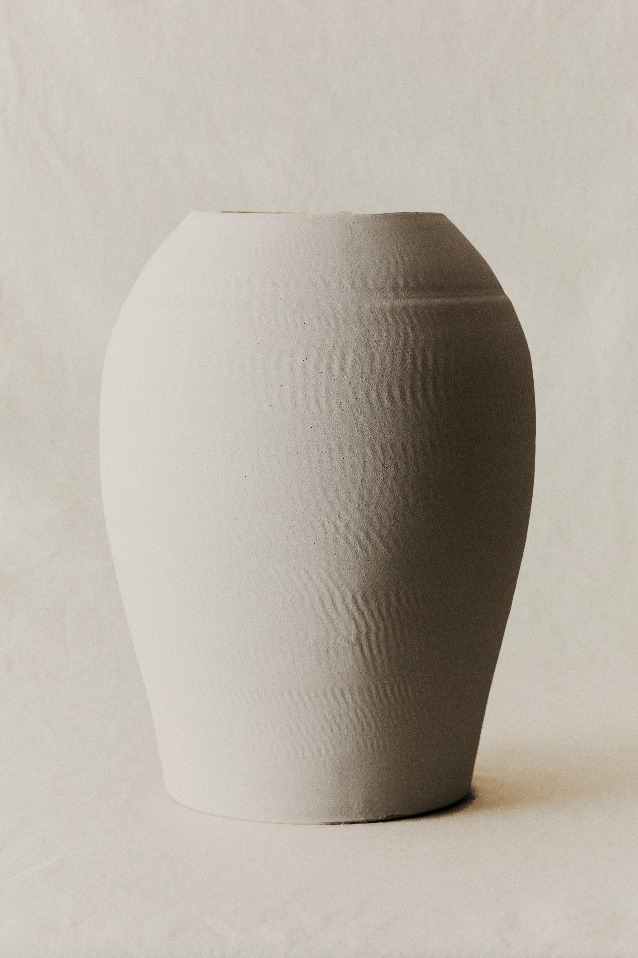 TEXTURED CERAMIC VASE