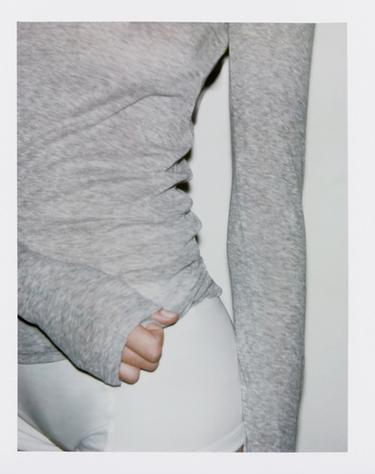 CAMISETA ALGODÓN SUPIMA® - Gris vigoré de Zara