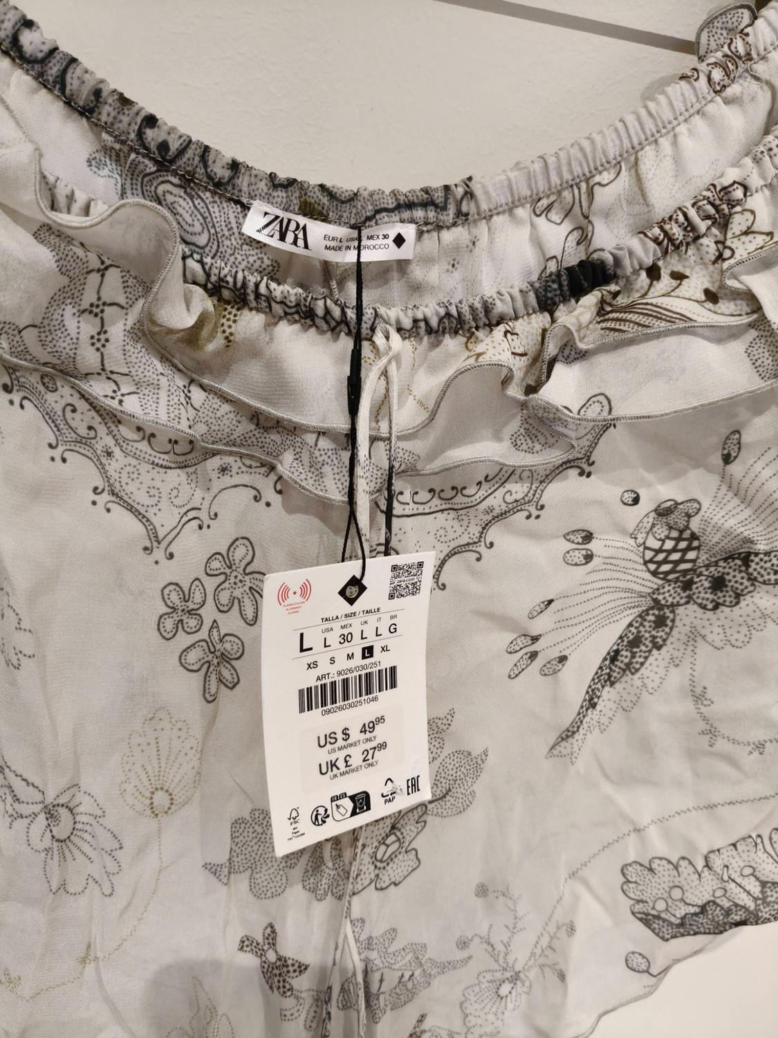 RUFFLED PRINTED SHORTS - Image 2