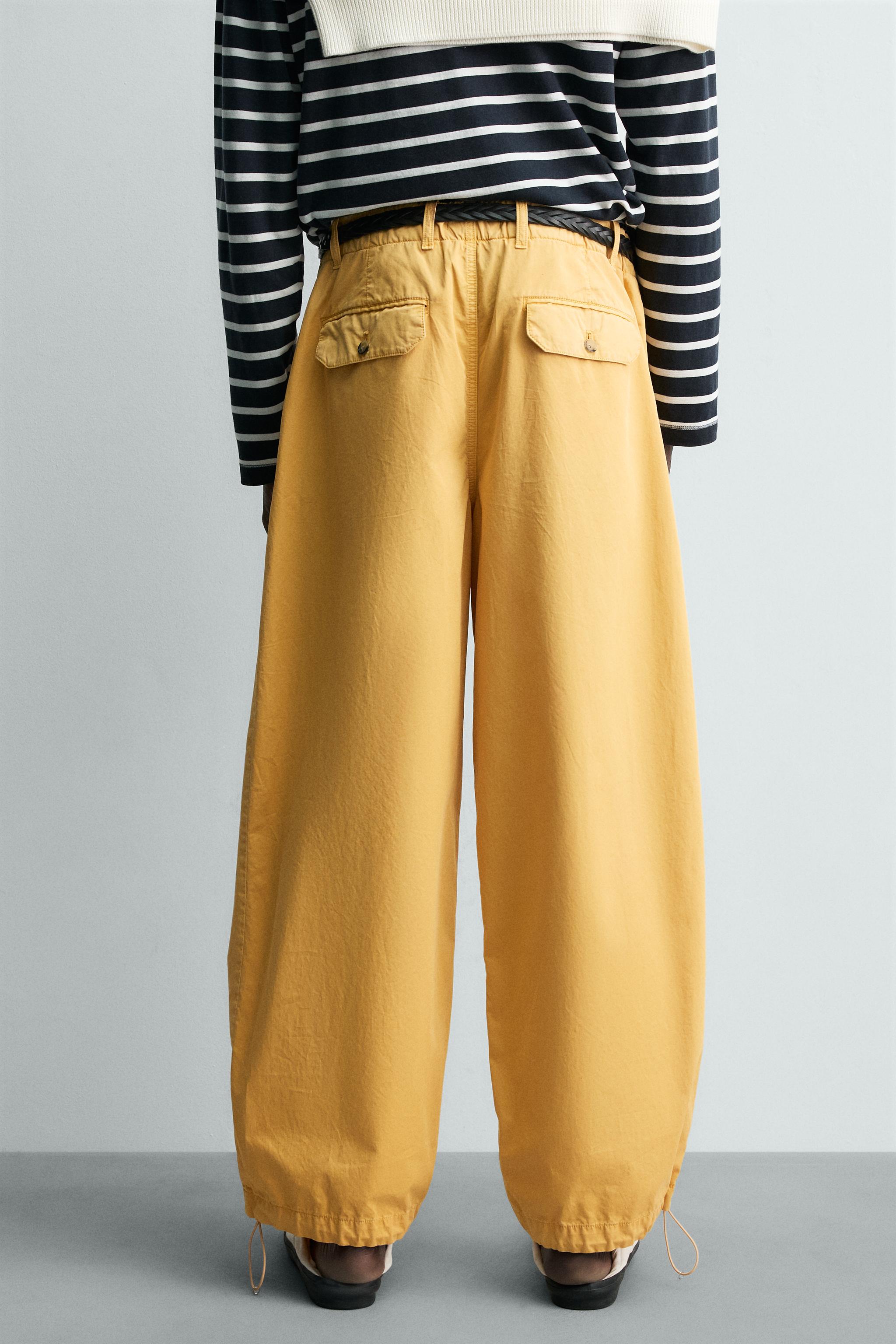 PANTALON RELAXED COTON AARON LEVINE X ZARA