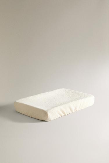 HOUSSE MATELAS À LANGER COTON TERRE - rayures de Zara - Image 1