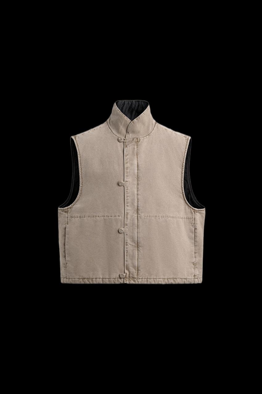 RELAXED FIT PADDED VEST