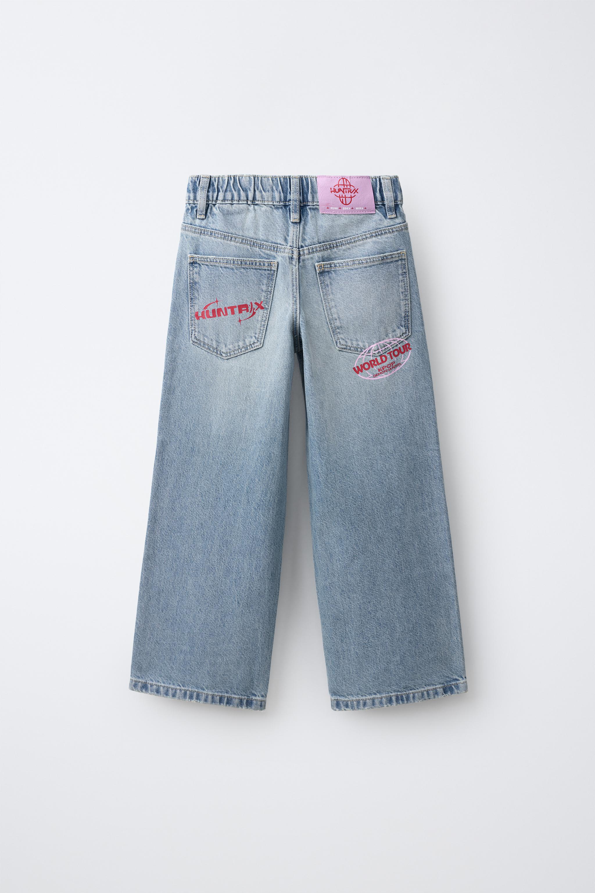 Детские джинсы Zara KPOP DEMON HUNTERS™ NETFLIX © WIDE LEG JEANS — фото 3