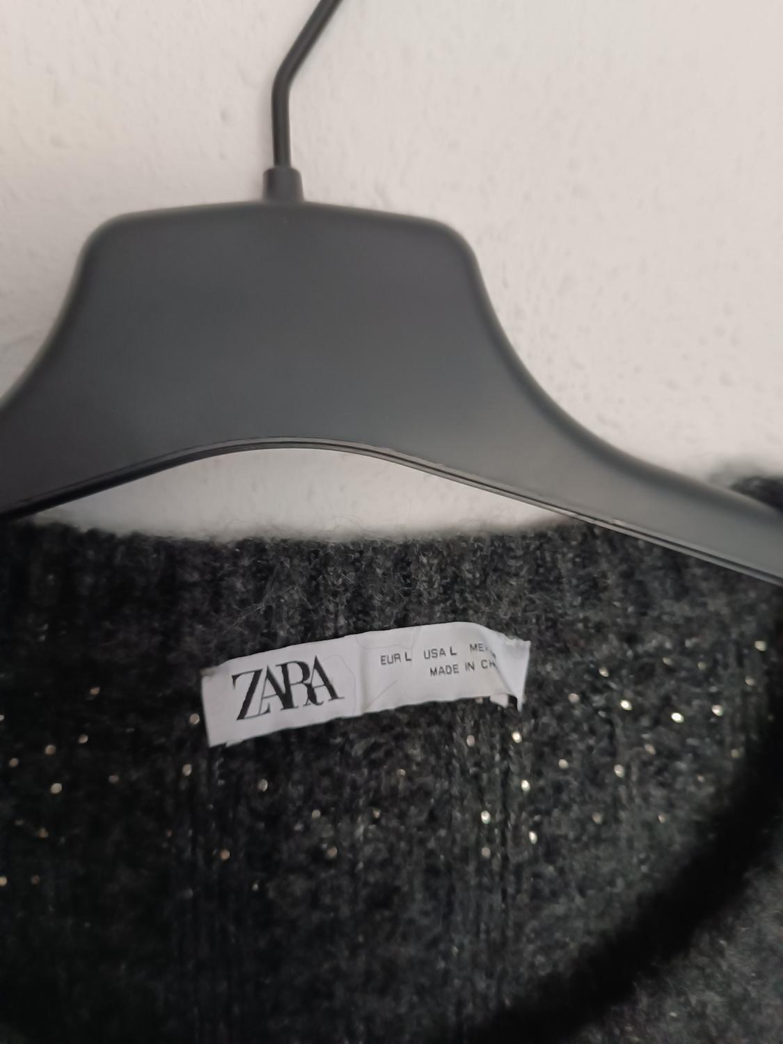 KNIT CARDIGAN WITH FAUX PEARLS - Image 4