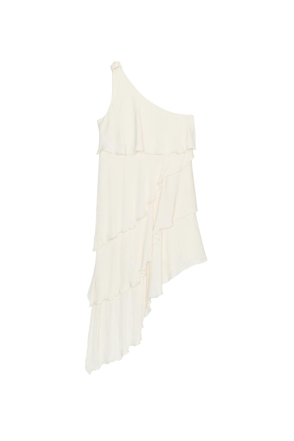 RUFFLED KNOTTED DRESS - image 3
