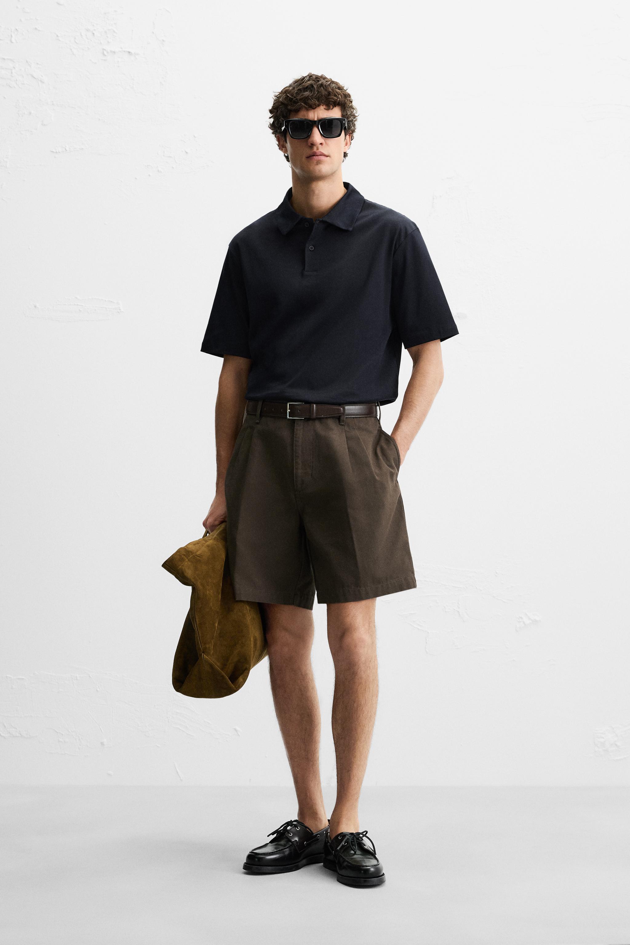 マーキュリーフィニッシュ ポロシャツ - ネイビーブルー | ZARA