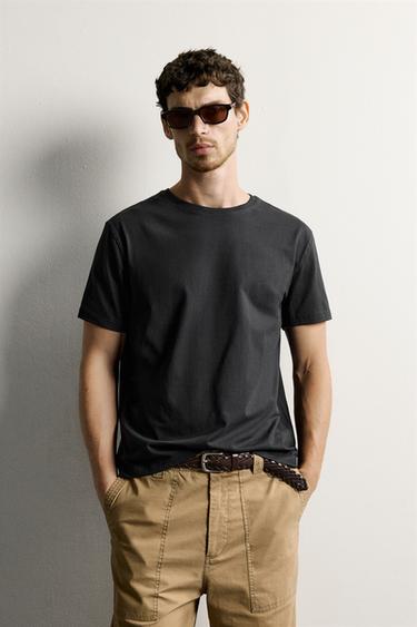 BASIC MEDIUM WEIGHT T-SHIRT /02 — Black 2
