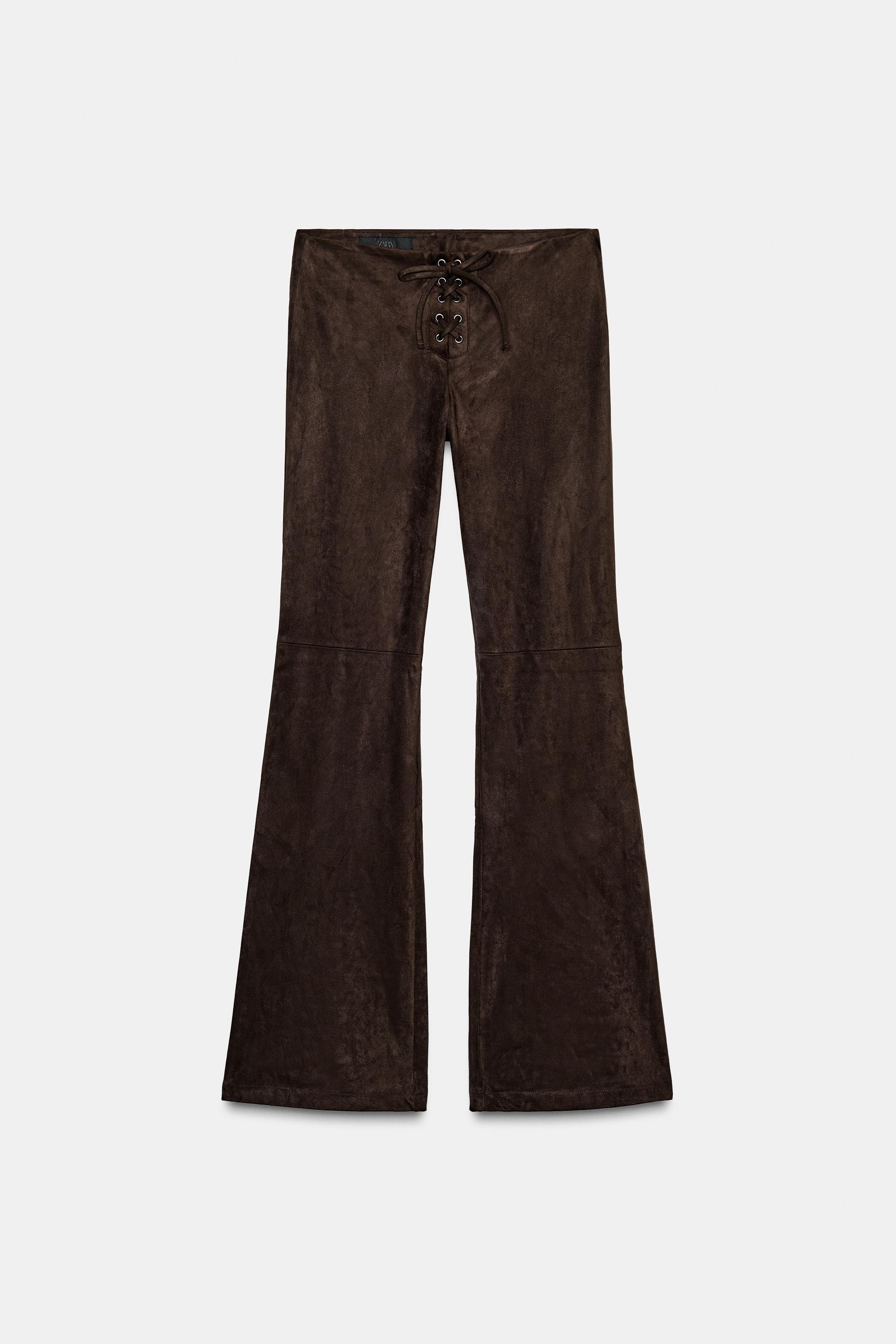 TIED FLARE PANTS