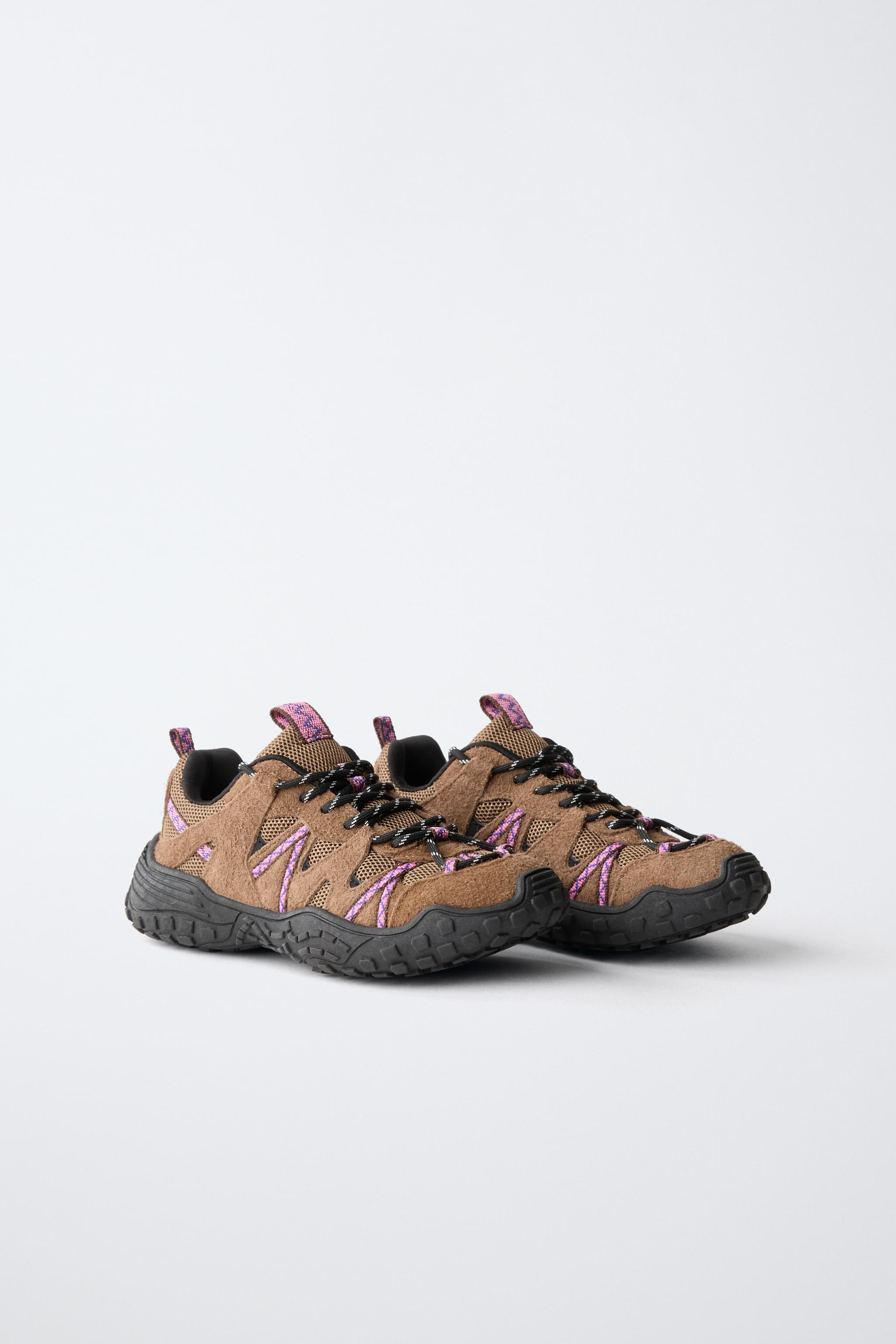TECHNICAL LEATHER SNEAKERS
