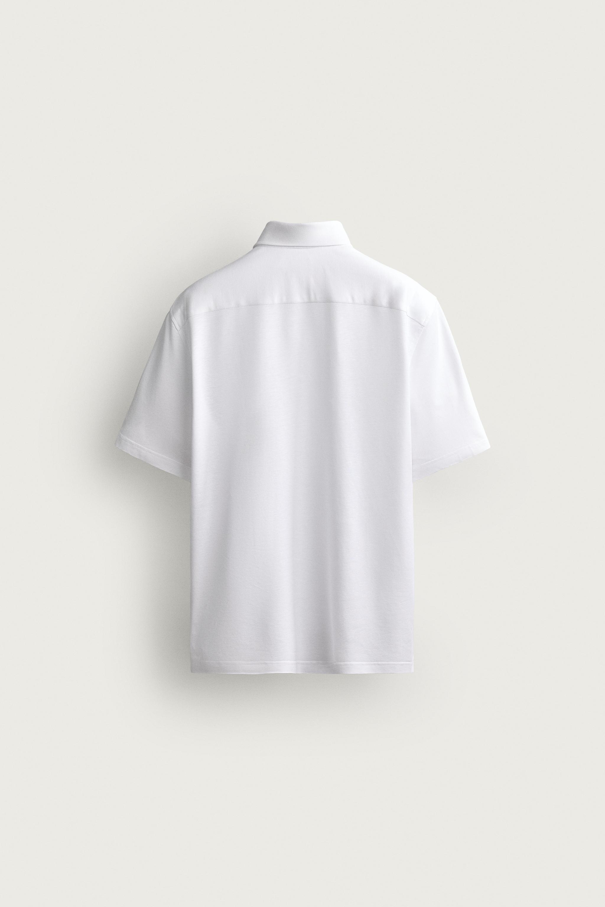 Zara CONFORT REGULAR FIT GÖMLEK görsel 7
