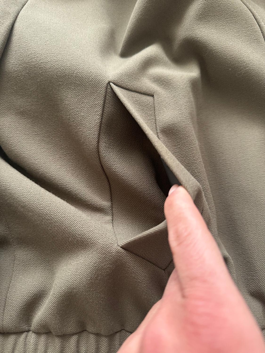 BOMBER JACKET WITH TOPSTITCHING AND POCKETS - Image 4