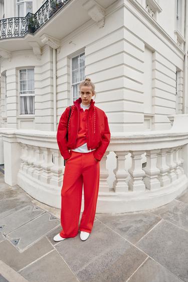 WATER-REPELLENT PADDED JACKET - Red by Zara