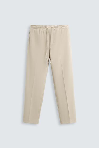 PANTALÓN CINTURA JOGGER CONFORT - Arena de Zara