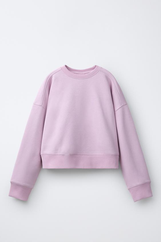 MOLETOM LISO - Rosa da Zara - Imagem 0