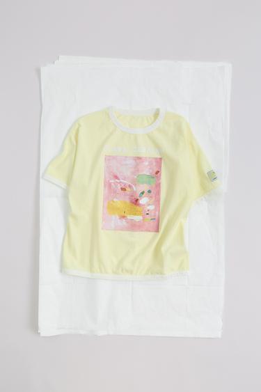 CLARA CEBRIAN © T-SHIRT - Yellow by Zara