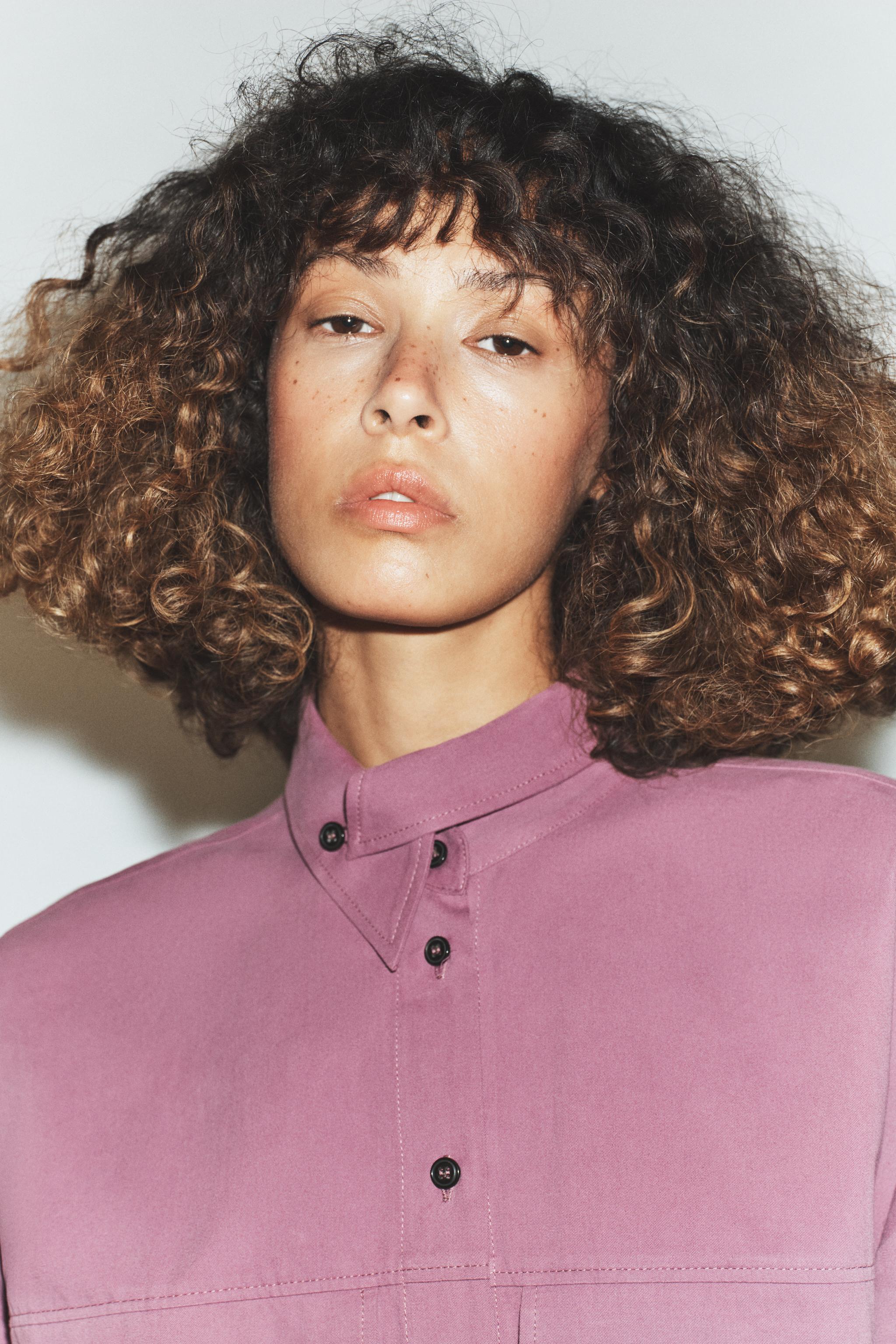 OVERSIZED HIGH NECK SHIRT