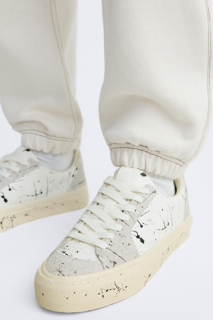 PAINT SNEAKERS - White