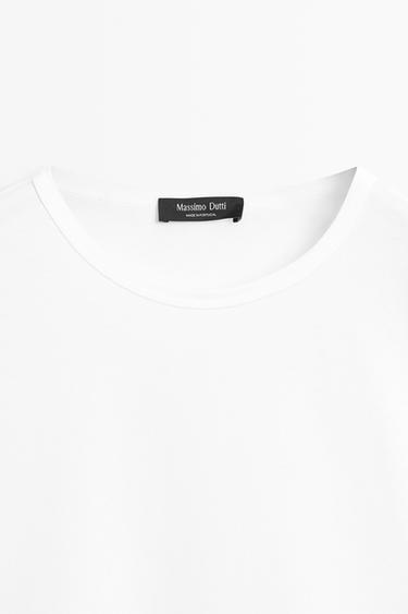Flowing 100% cotton T-shirt — White 2
