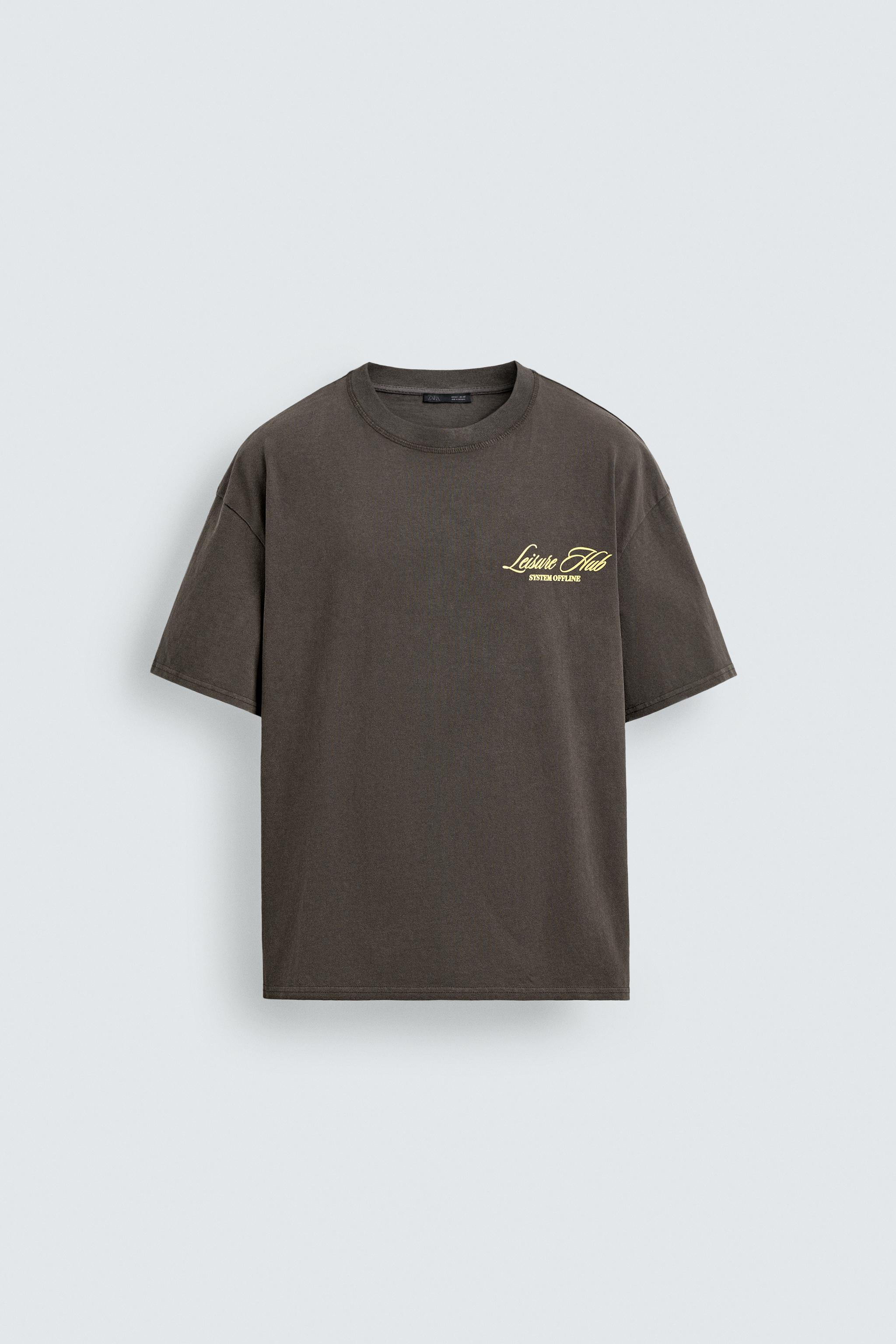 WASHED PRINT RELAXED FIT T-SHIRT