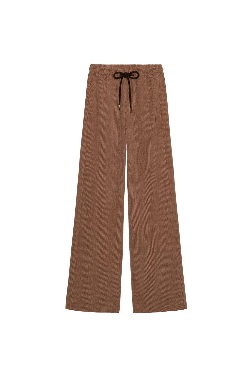STRAIGHT LEG ELASTIC WAIST PANTS - image 3