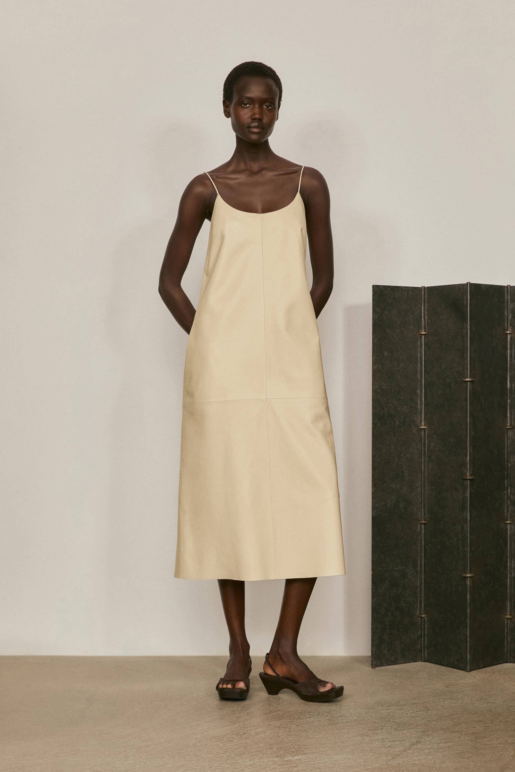 Nappa leather midi dress - LIMITED EDITION