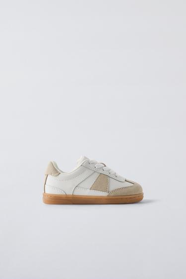 SUEDE PLIMSOLLS - White by Zara