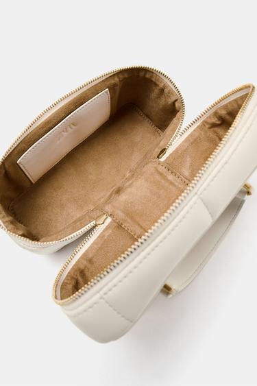 VANITY BAG WITH CHARMS - Ecru by Zara - Image 5
