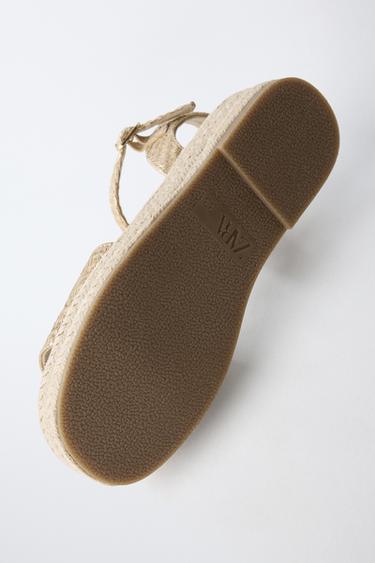 SANDALES EN JUTE - Or de Zara - Image 6