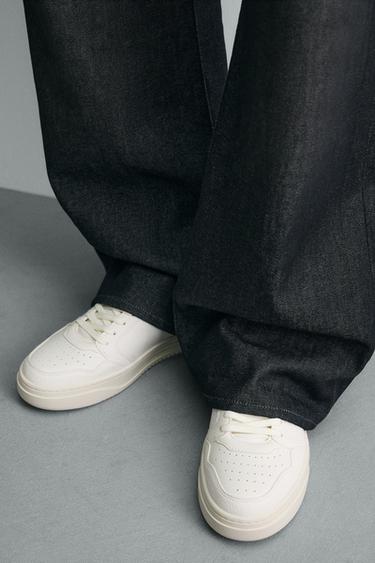 BASKETS STYLE RÉTRO - Blanc de Zara - Image 2