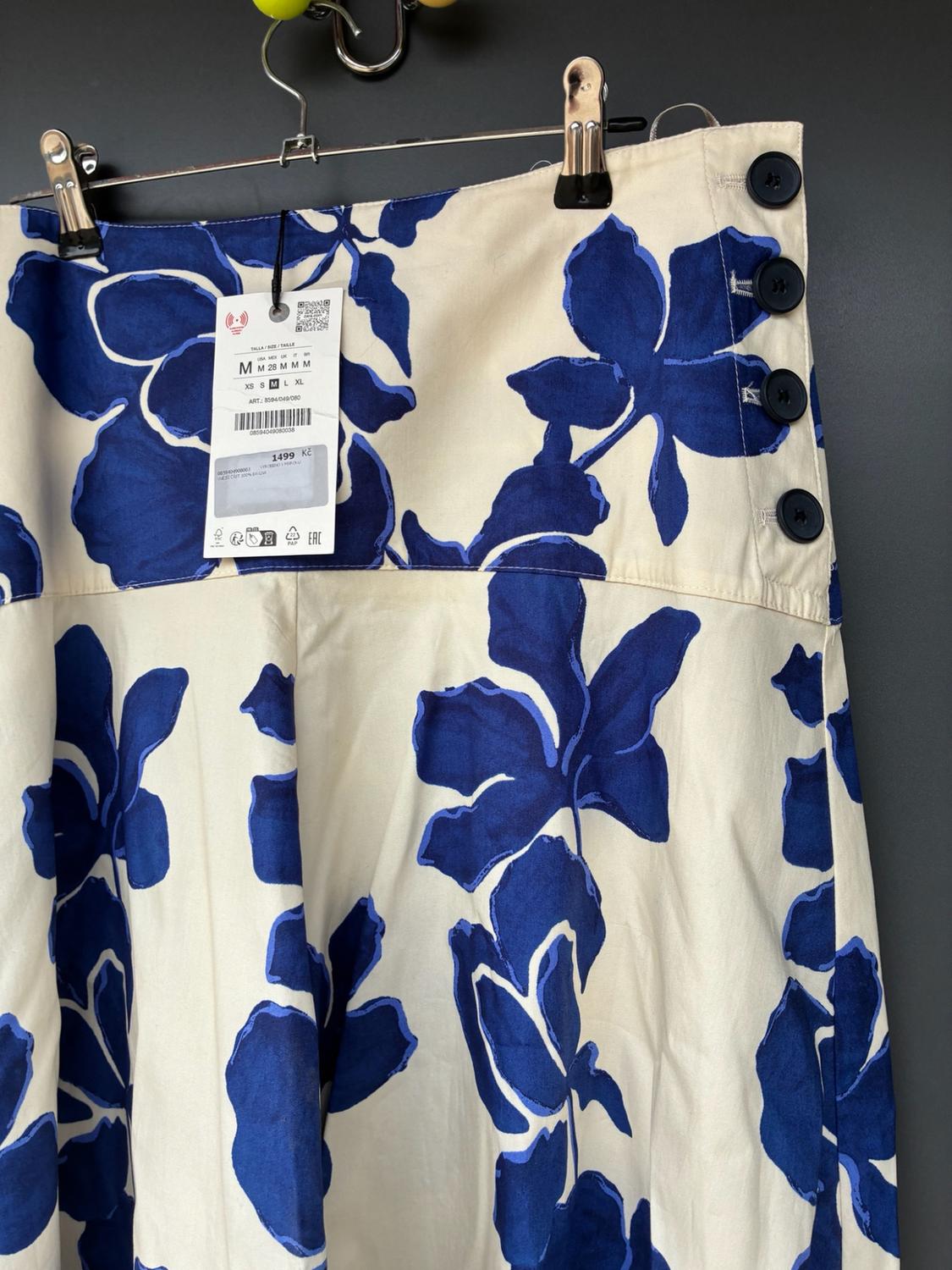 ZW COLLECTION FLORAL MIDI SKIRT - Image 2