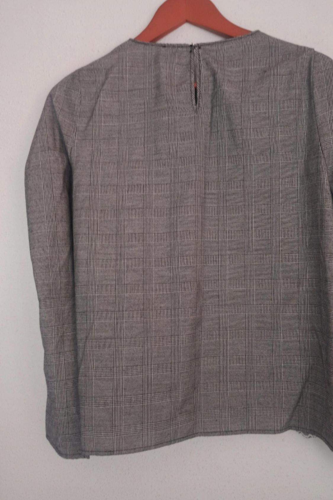 EMBROIDERED CHECKED TOP - Image 4