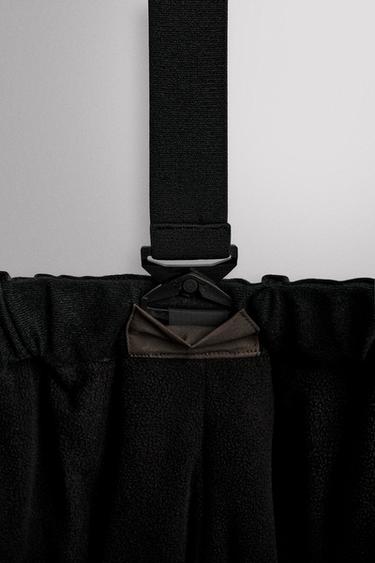 RECCO® WATERPROOF PADDED SKI SHELL TROUSERS - Brown by Zara - Image 10