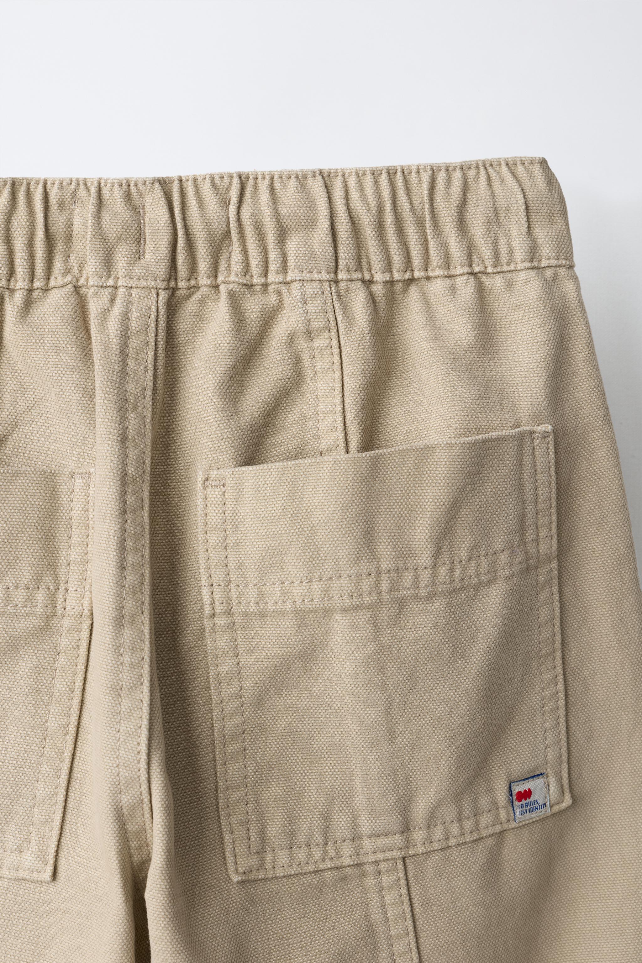 PANTALON BAGGY EN TOILE