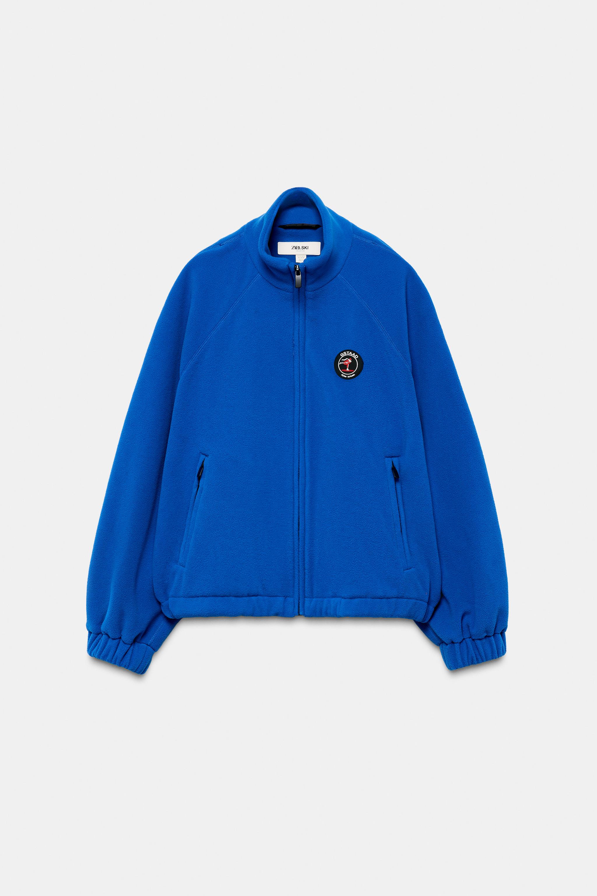 OVERSIZED SOFT-TOUCH SKI COLLECTION JACKET - Cobalt | ZARA United