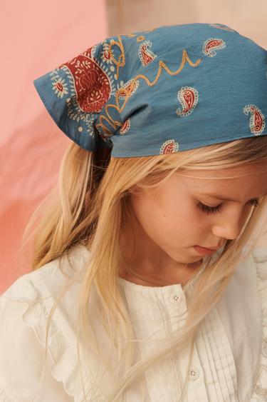 BANDANA ESTAMPADA LIMITED EDITION - Azul de Zara - Imagen 0