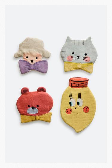 PACK MET ONDERZETTERS VOOR KINDEREN X THE ANIMAL OBSERVATORY (4-PACK) - Multicolour van Zara