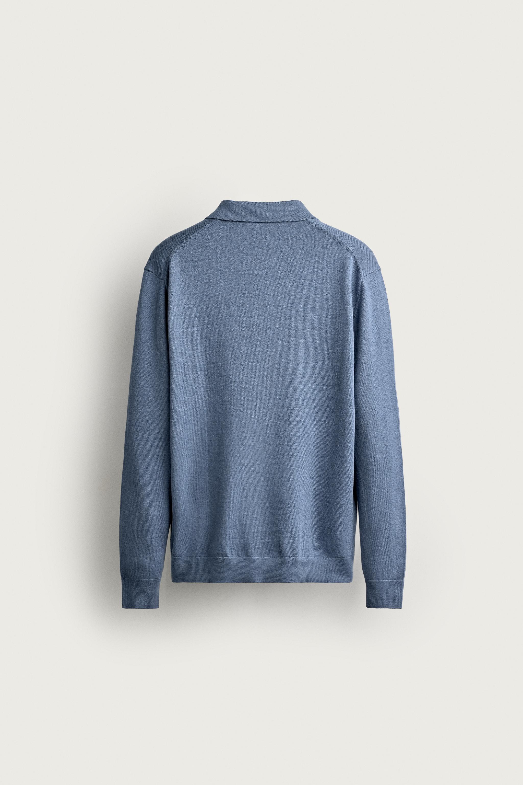 COTTON-BLEND REGULAR FIT KNIT POLO