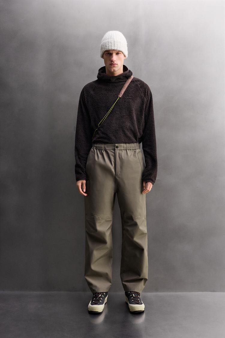 ZARA TECHNICAL SHELL TROUSERS AARON LEVINE X ZARA