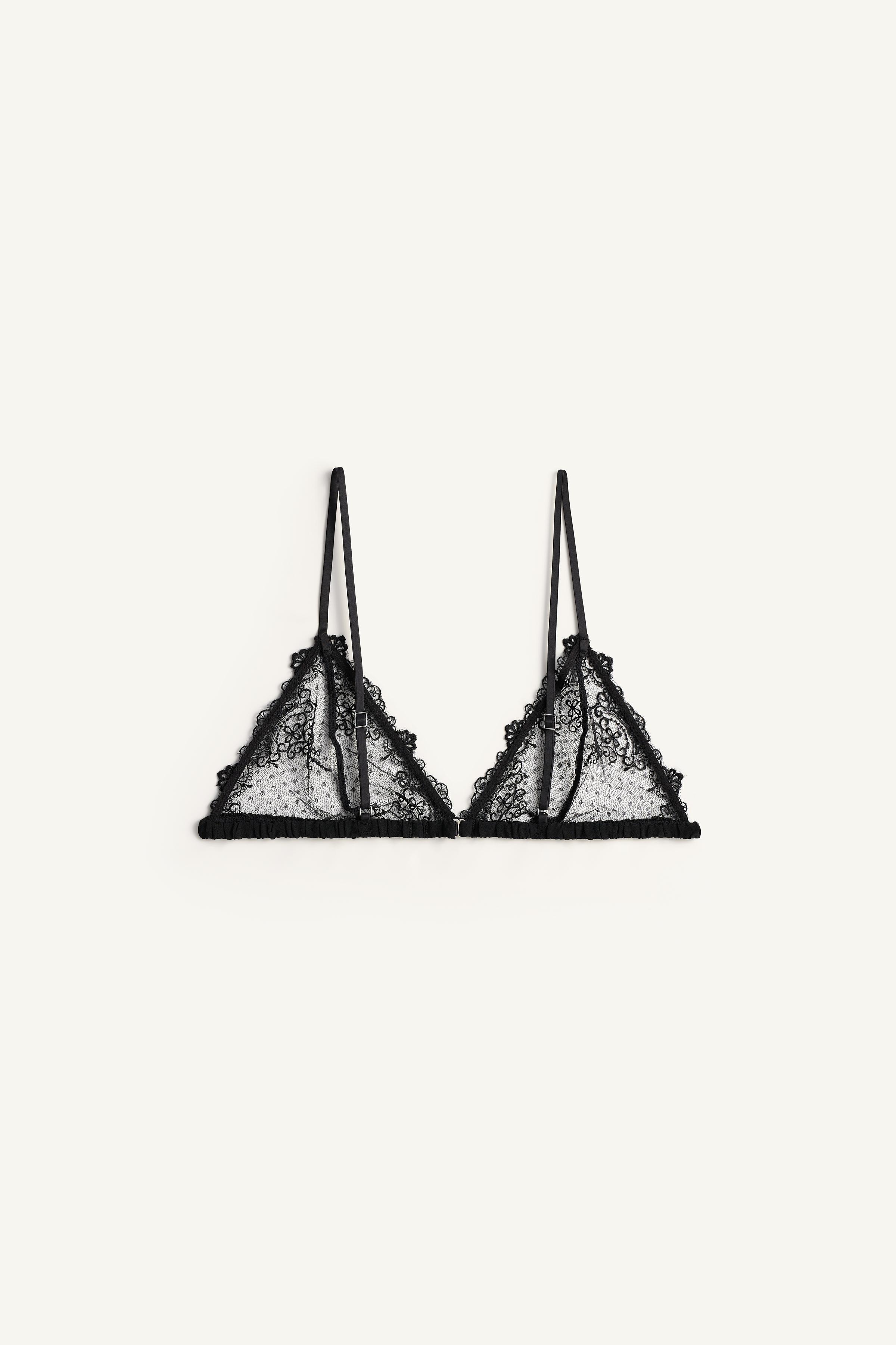 LIMITED EDITION LACE TRIANGLE BRA
