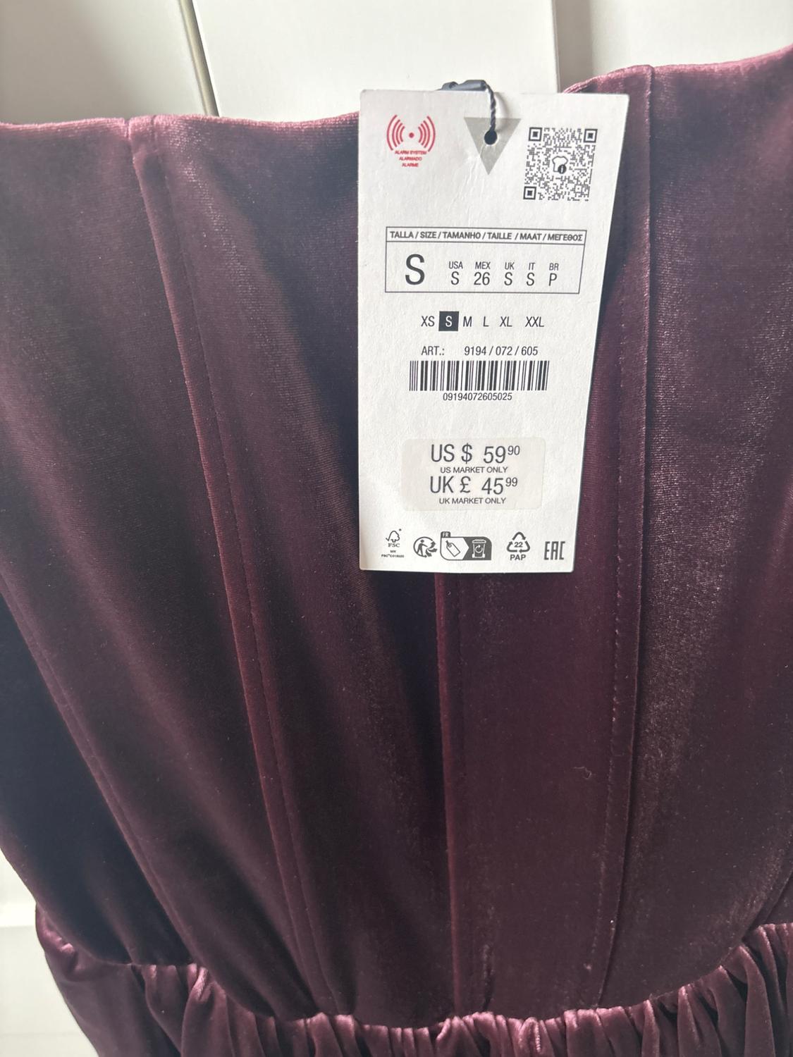 VELVET CORSET DRESS - Image 4
