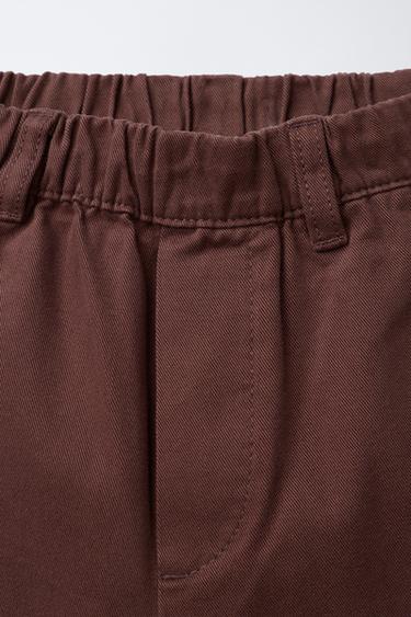 SOFT BAGGY TROUSERS - Burgundy by Zara - Image 2