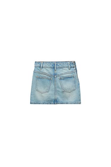 FALDA MINI DENIM TRF