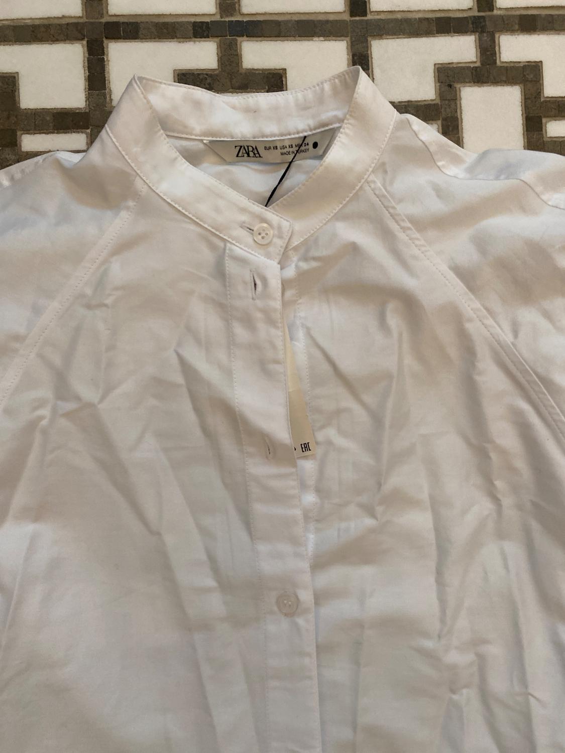 FITTED POPLIN SHIRT ZW COLLECTION - Image 3