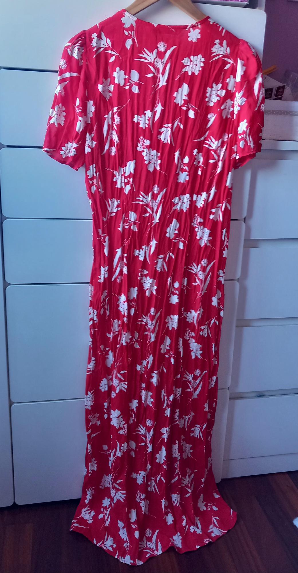 LONG FLORAL PRINT DRESS