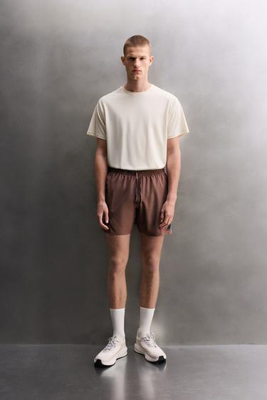 СПОРТИВНЫЕ ШОРТЫ 7" — ТЕМНО-РОЗОВЫЙ от Zara — изображение 0