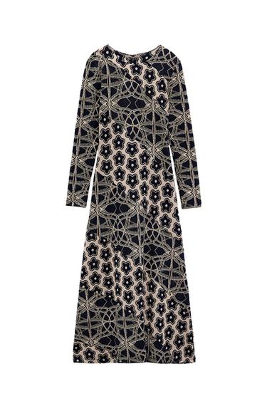 LONG JACQUARD DRESS